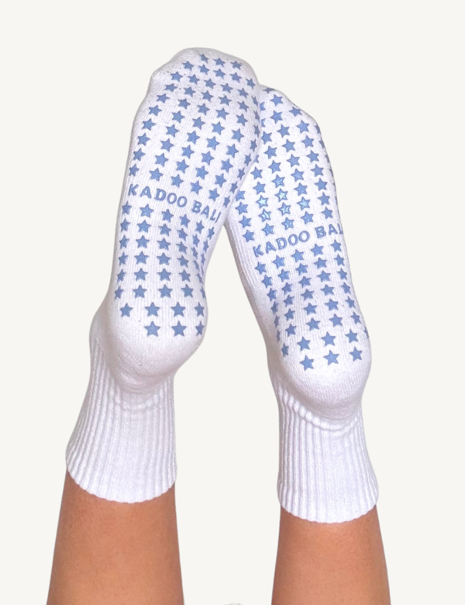 Pilates socks made from organic cotton