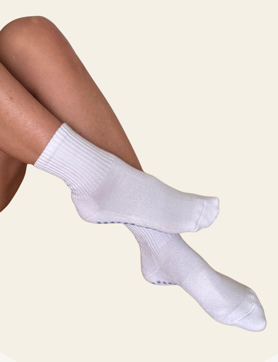 Pilates socks made from organic cotton